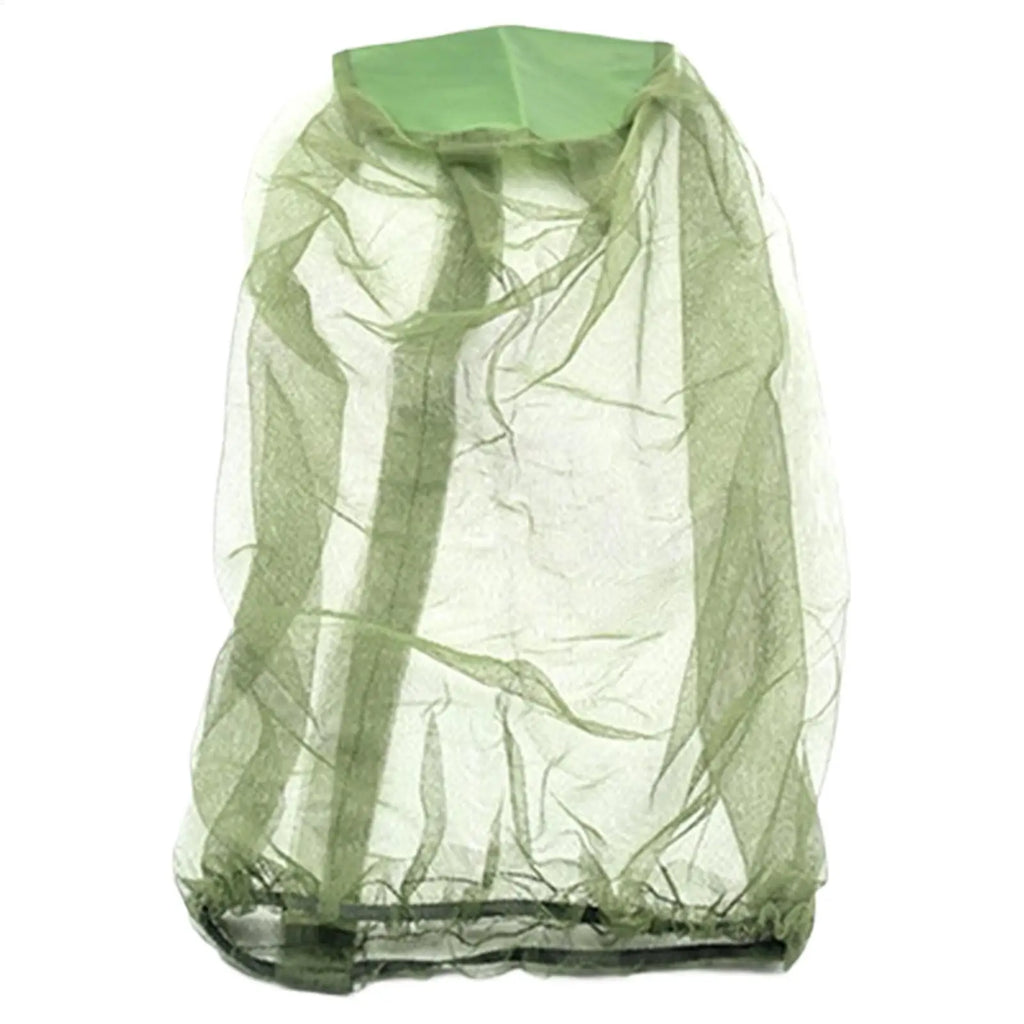 Outdoor Mosquito Head Net Cap – Breathable Mesh Face Cover