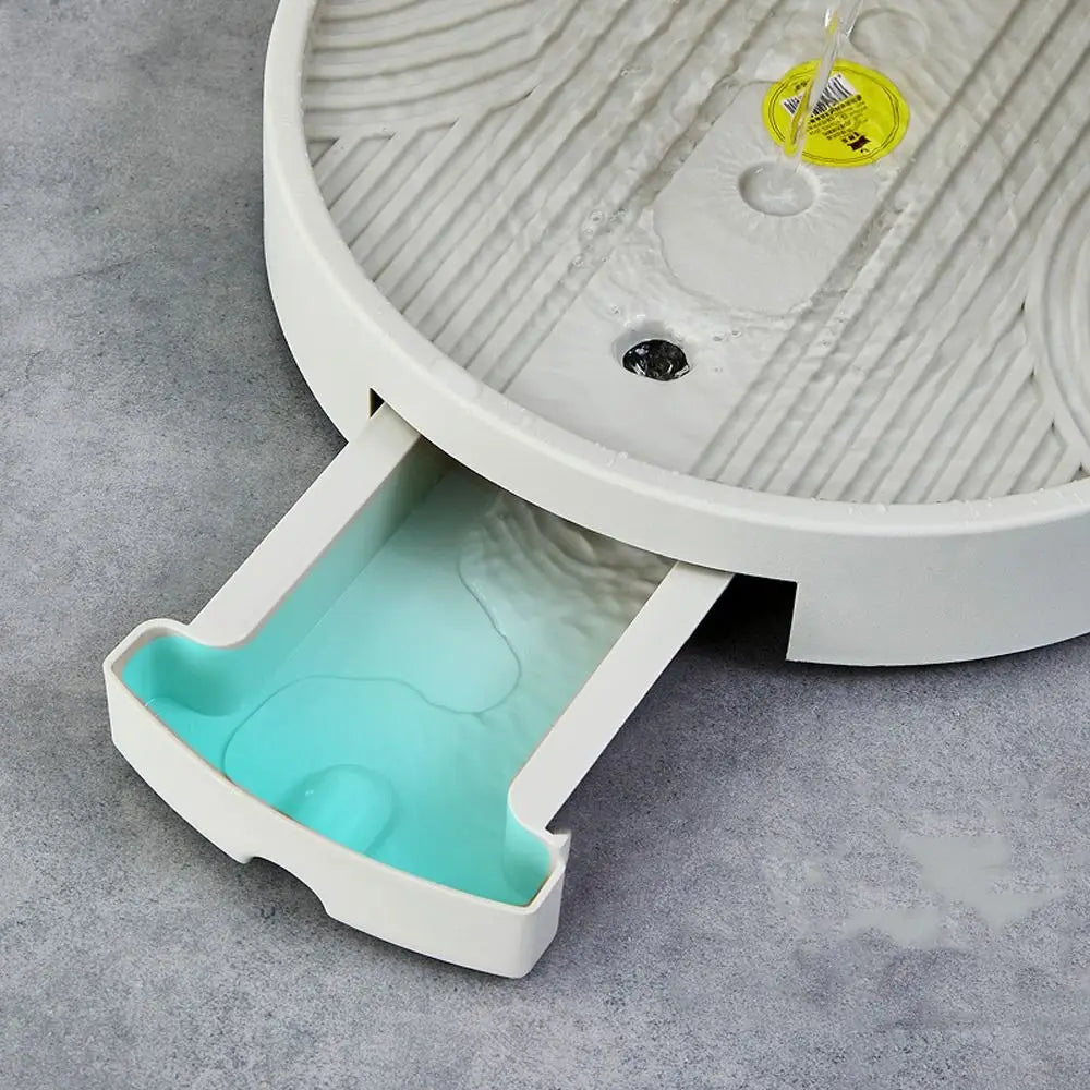 Round Movable Plant Stand with Drainage Tray | Heavy Duty