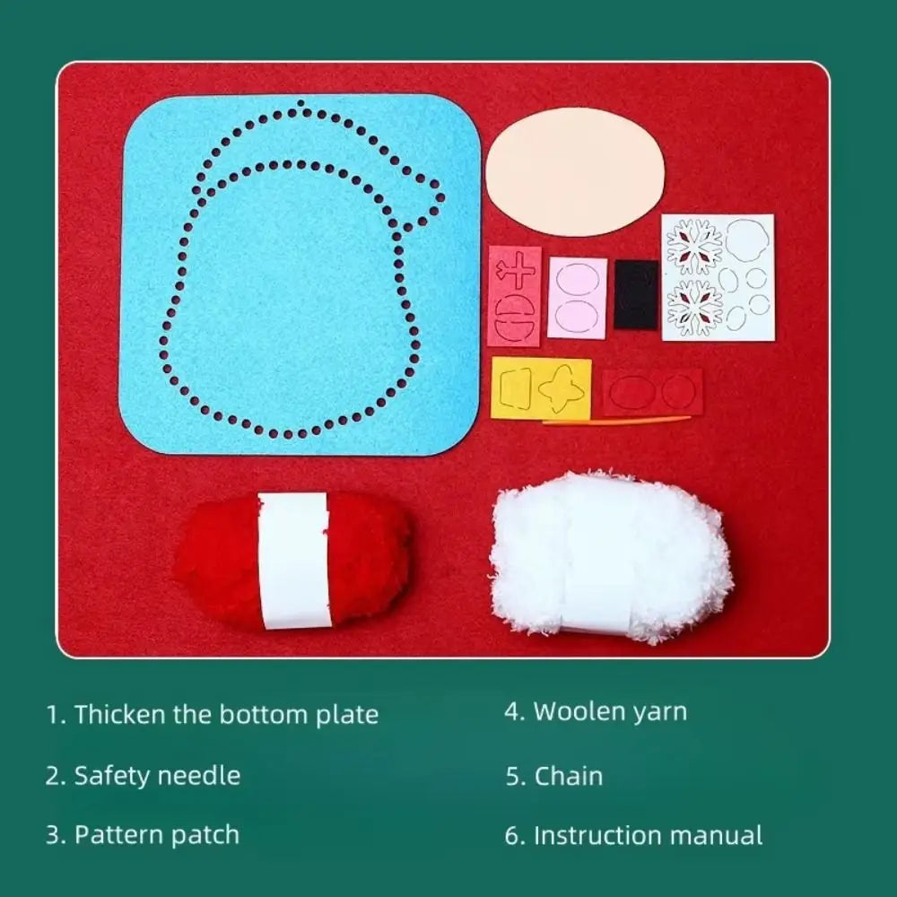 Non-woven Fabric Christmas Sewing Fun Threading Handicrafts DIY