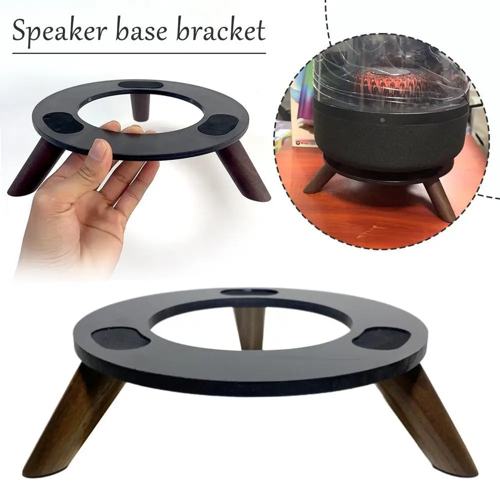 Solid Wood Speaker Stand Base for Harman Kardon Glass Sound