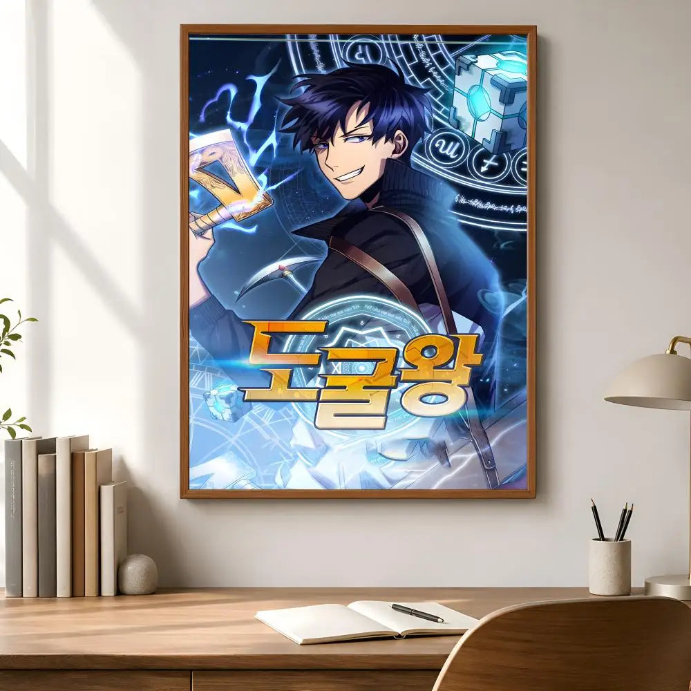 Tomb Raider King Manhwa PVC Wall Poster – Peel & Stick HD Art