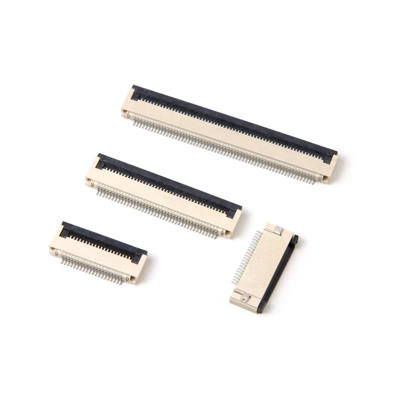 FFC FPC Connector 6 8 10 12 14 16 20 24 30 34 40 50 Pin Flip Ribbon