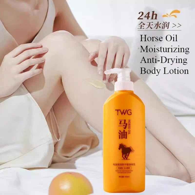Horse Oil Moisturizing Body Cream – Hydrating & Nourishing 500ml