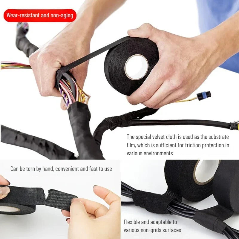 Waterproof Electrical Insulation Tape – High Temp Car Wire Wrap