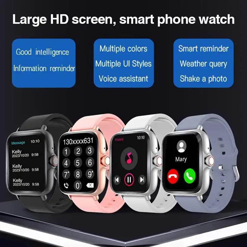 LOMAXFR Smart Watch | Bluetooth Calling, Multi-Sport, iOS & Android
