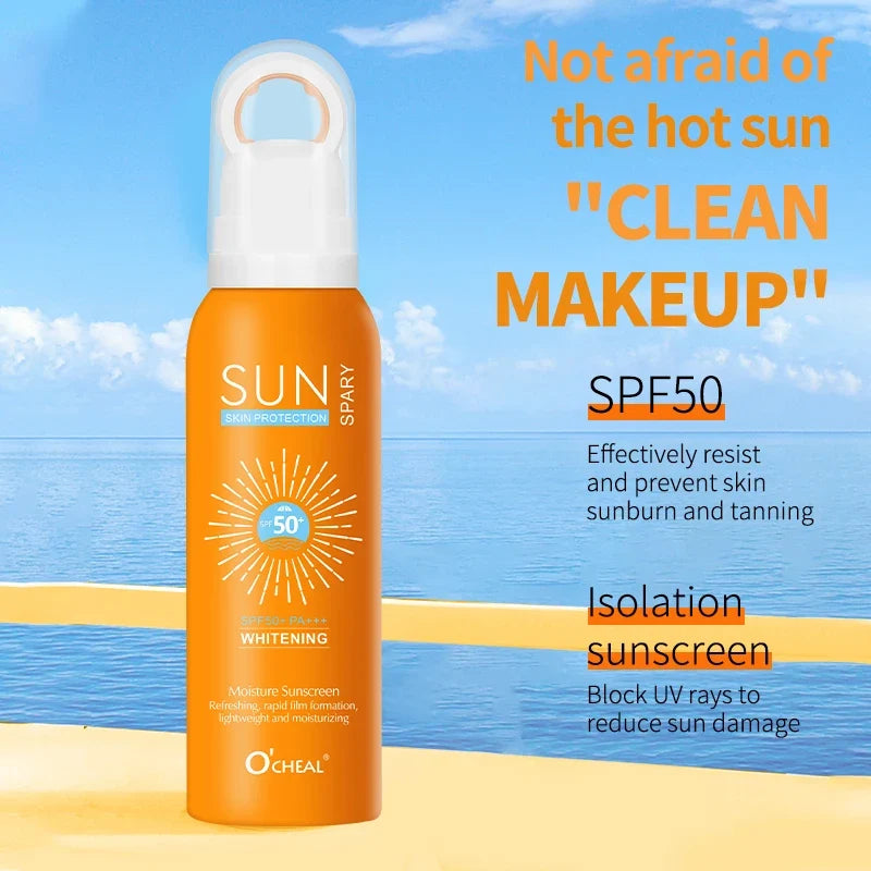 O'Cheal SPF 50+ Sunscreen Spray 150ml – Face & Body Sun Care