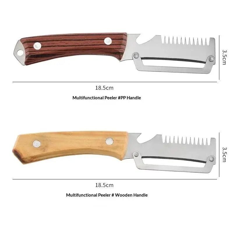 3-in-1 Vegetable Peeler – Scallion Shredder & Bottle Opener