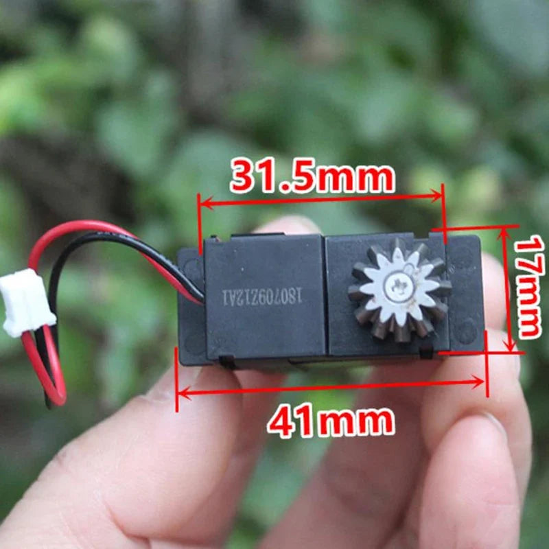DIY Mini Output DC Deceleration Motor Looks Like Servo Robots