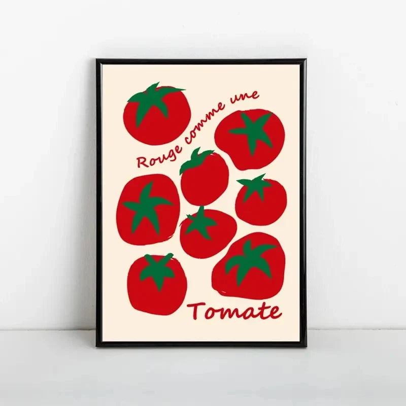 Red Tomatoes Canvas Wall Art Print | Kitchen & Dining Decor