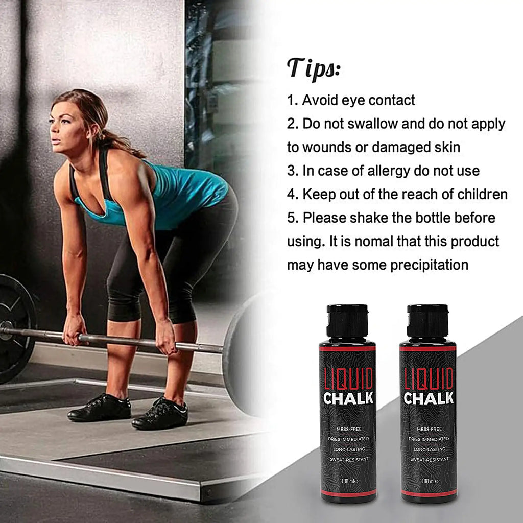 Liquid Workout Chalk – Magnesium Grip for Lifting & Climbing