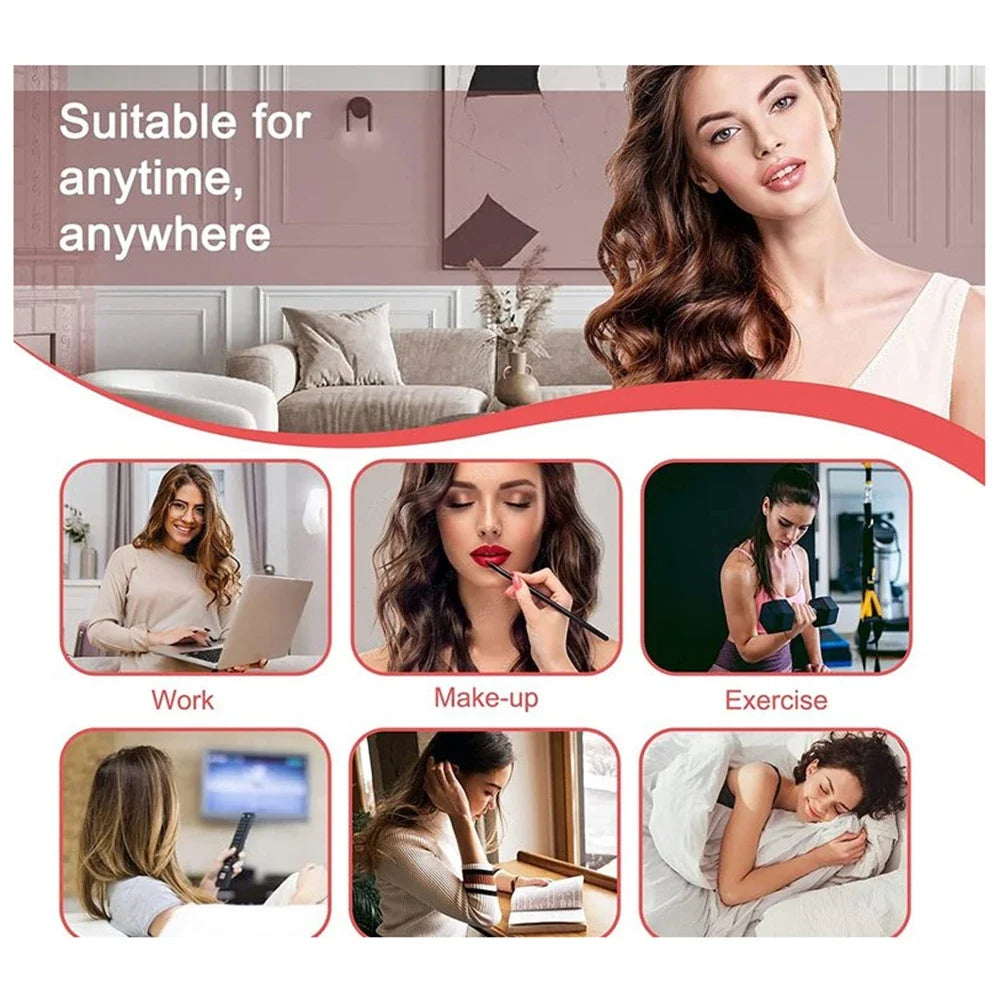 Heatless Curls No Heat Curlers Overnight Headband Women Lazy Curler