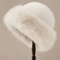 Women's Faux Fox Fur Winter Hat | Warm Windproof Russian Cap