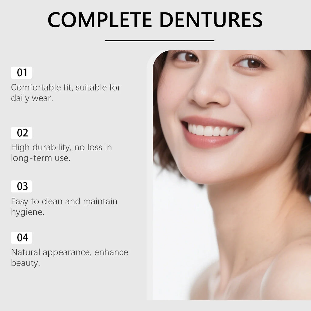 Cosmetic Denture Kit – Skin-Friendly Adhesive for a Brighter Smile