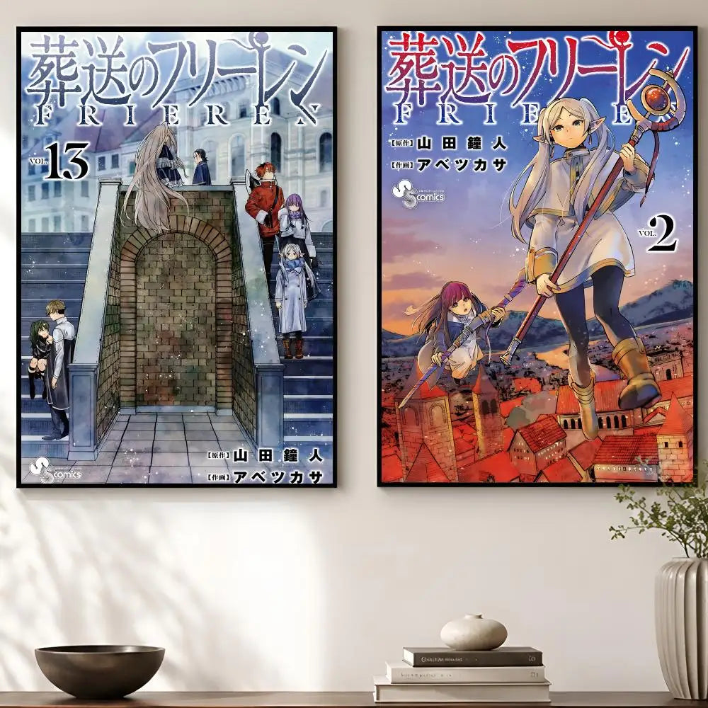Sousou no Frieren Anime Wall Poster – Waterproof Self-Adhesive