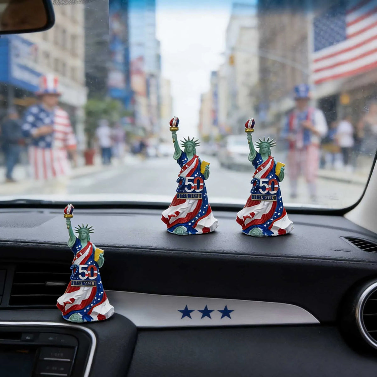 American 250th Anniversary Patriotic Resin Sculpture Ornament