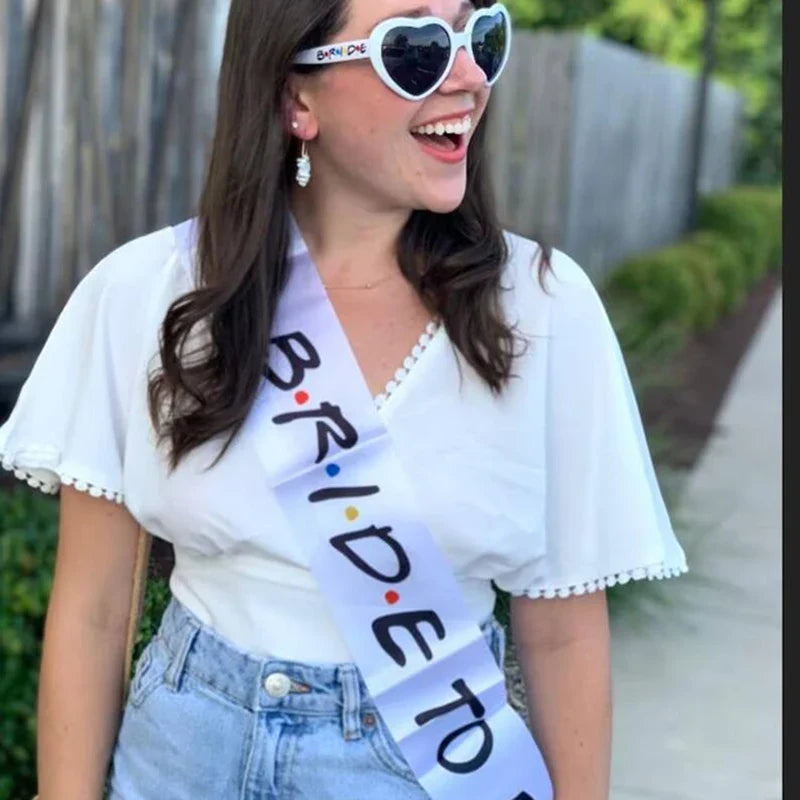 Bride & I Do Crew Sash, Sunglasses & Bachelorette Party Props