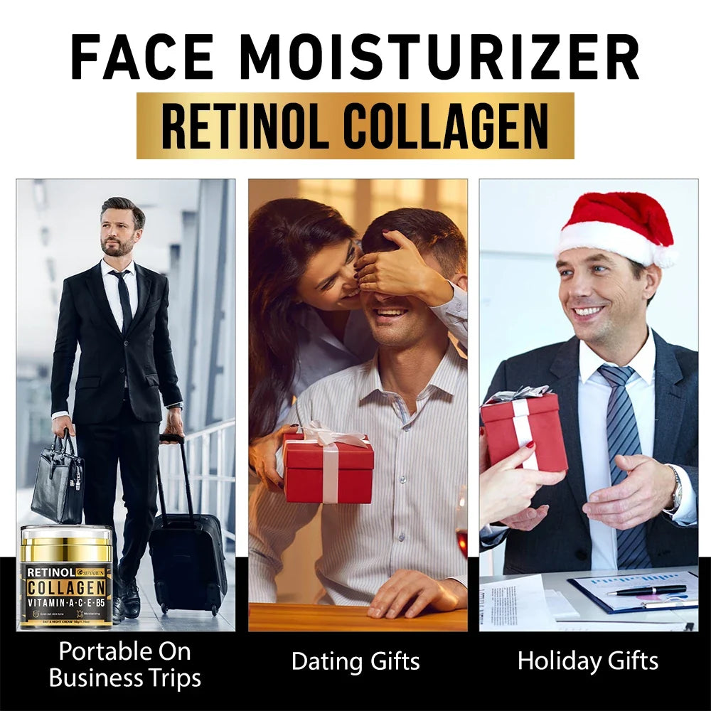 SUYARUN Collagen Retinol Face Cream – Vitamin C&E Moisturizer