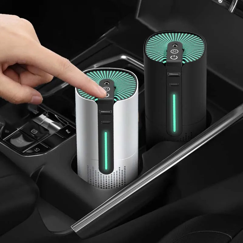 Portable Car Air Purifier – 30M Negative Ion USB Plug-In