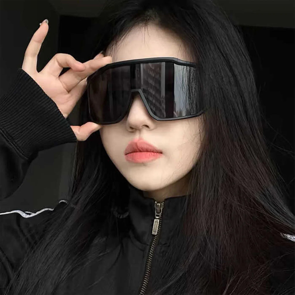 Windproof Cycling Glasses UV400 Large Frame Sports Sunglasses
