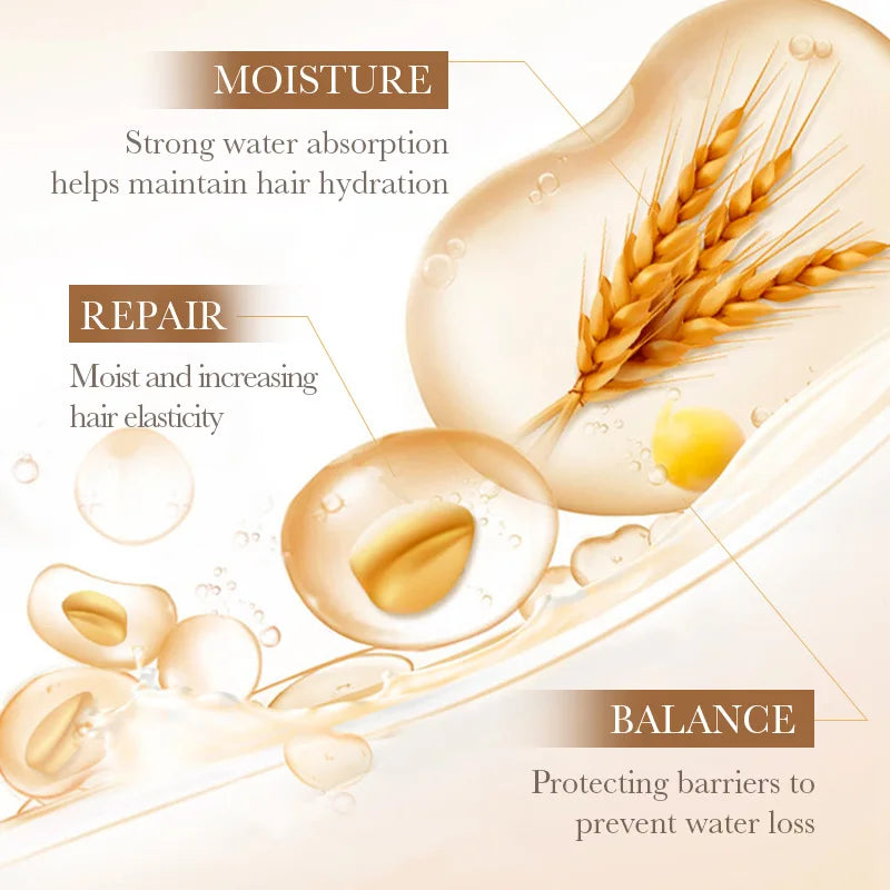 BIOAQUA Rice Milk Hair Mask – Repair Frizzy & Damaged Hair