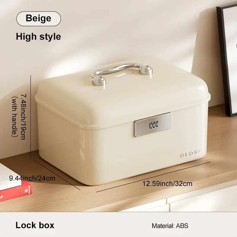 Storage Boxes Combination Locks Lock Home Security Large-capacity