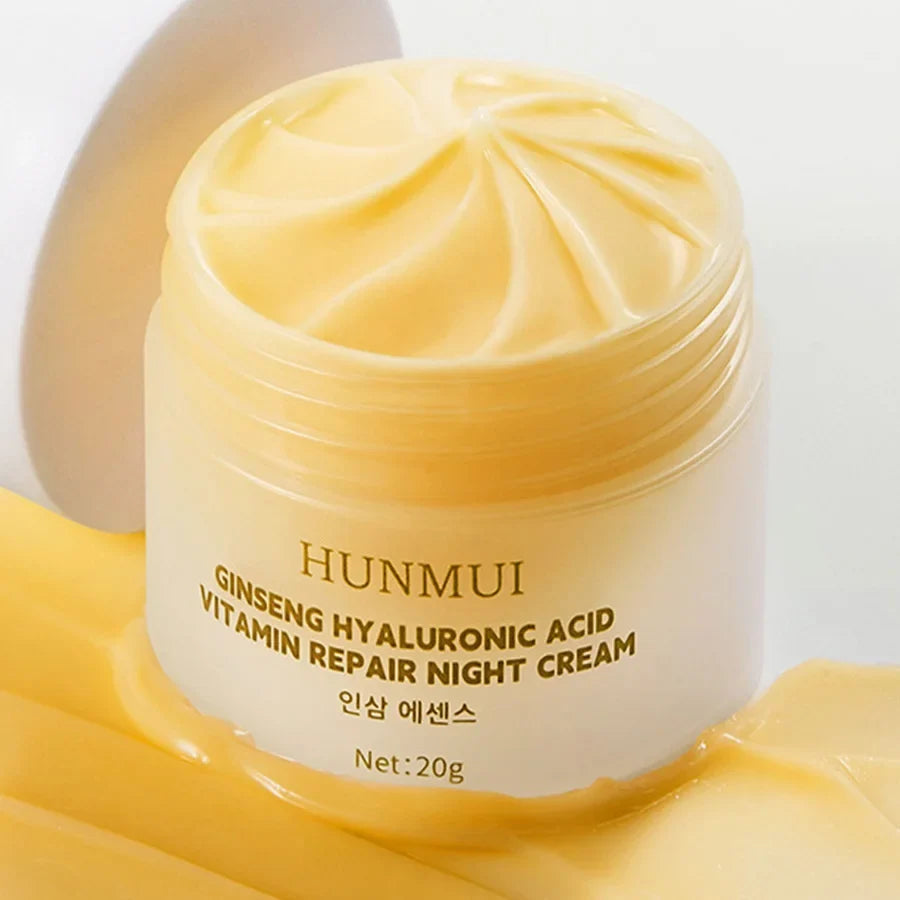 Ginseng Hyaluronic Acid Vitamin Hydra Repair Night Cream Deep