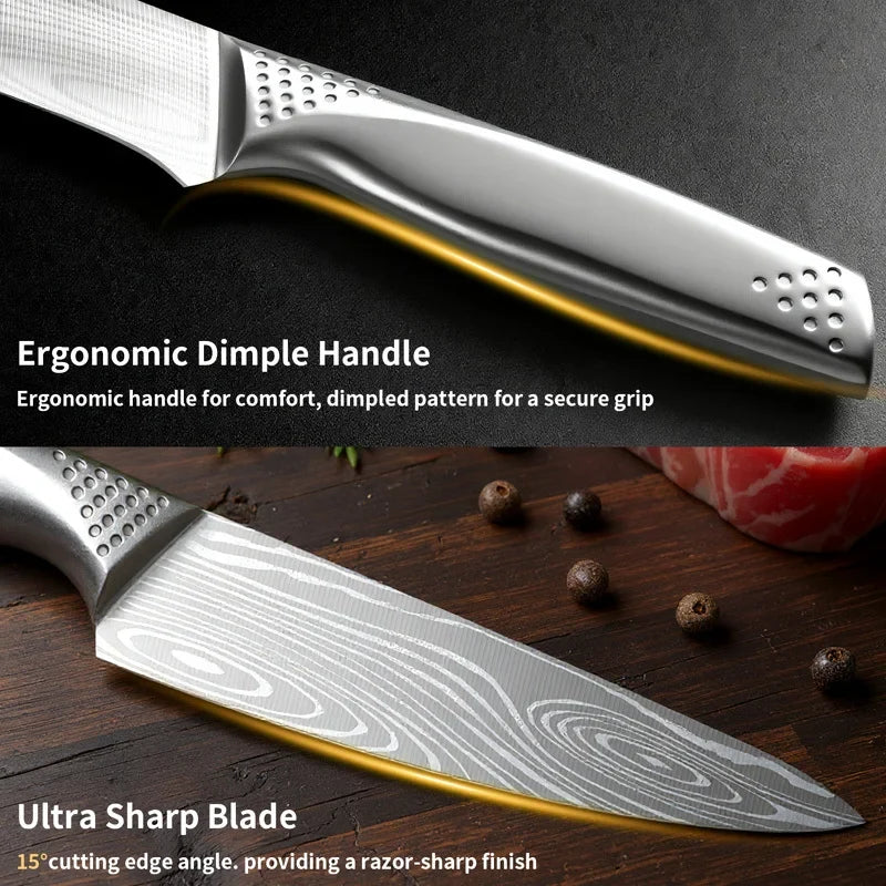 PLYS Japanese Chef Knife – Sharp Stainless Steel Kitchen Knife