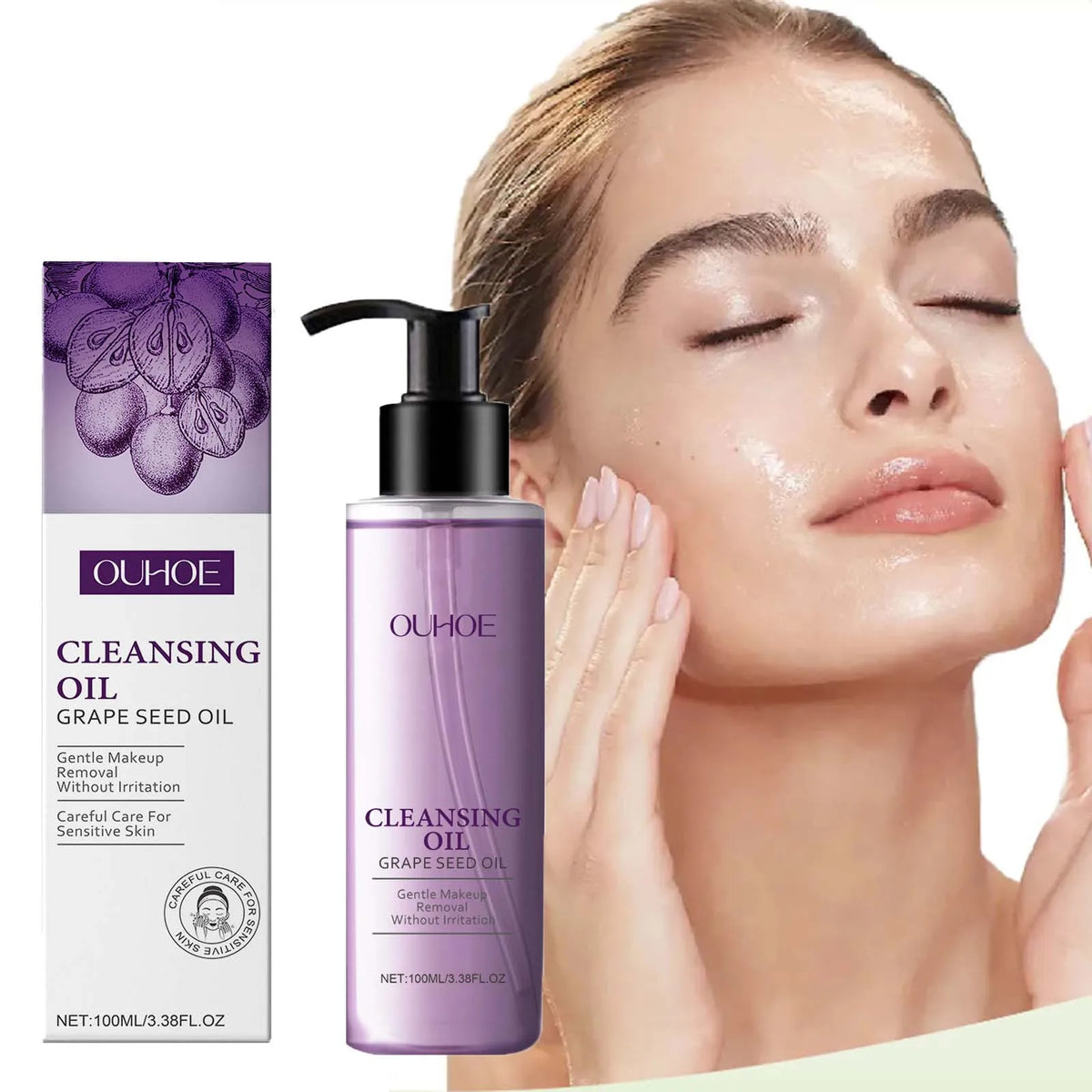 Grape Seed Cleansing Oil Makeup Remover – Sensitive Skin