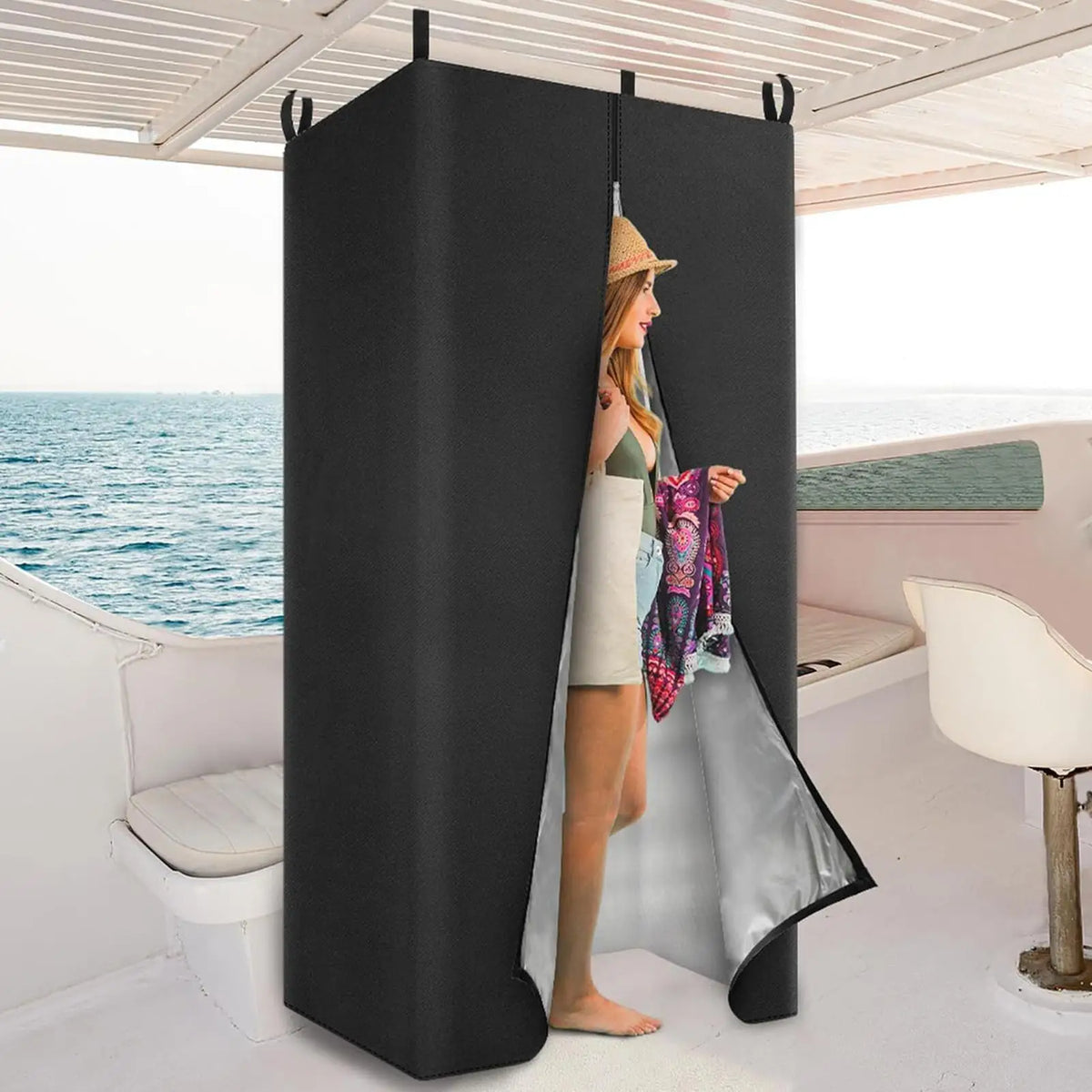 Boats Privacy Curtain Boat Changing Room Bag Portable Tent Shower