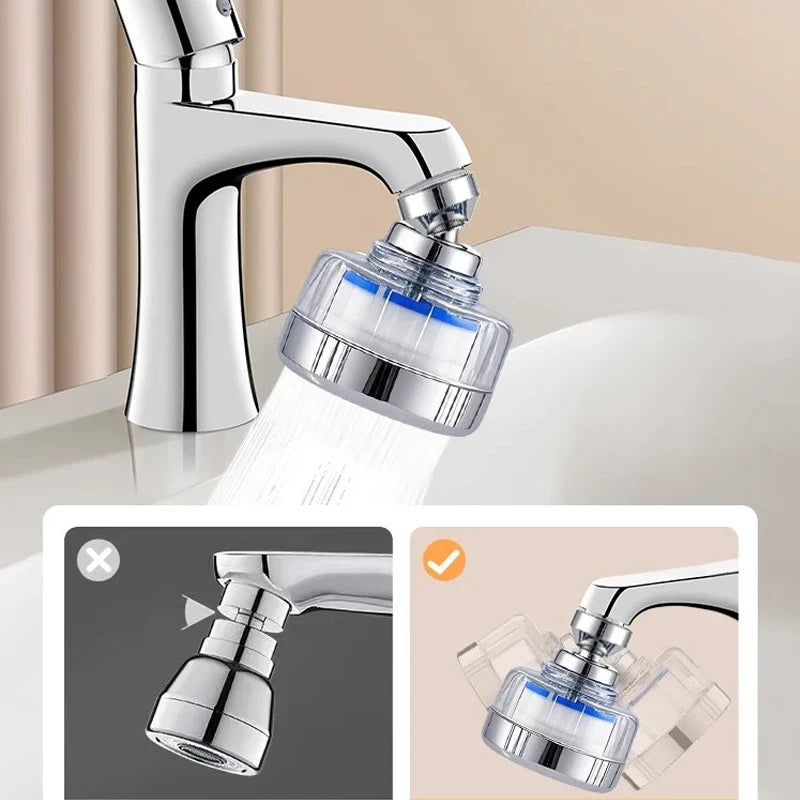 360 Kitchen Faucet Aerator Water Saving Nozzle Sprayer Swivel