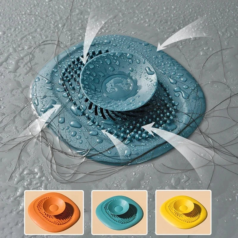 Silicone Sink Drain Strainer & Hair Catcher – Universal Stopper