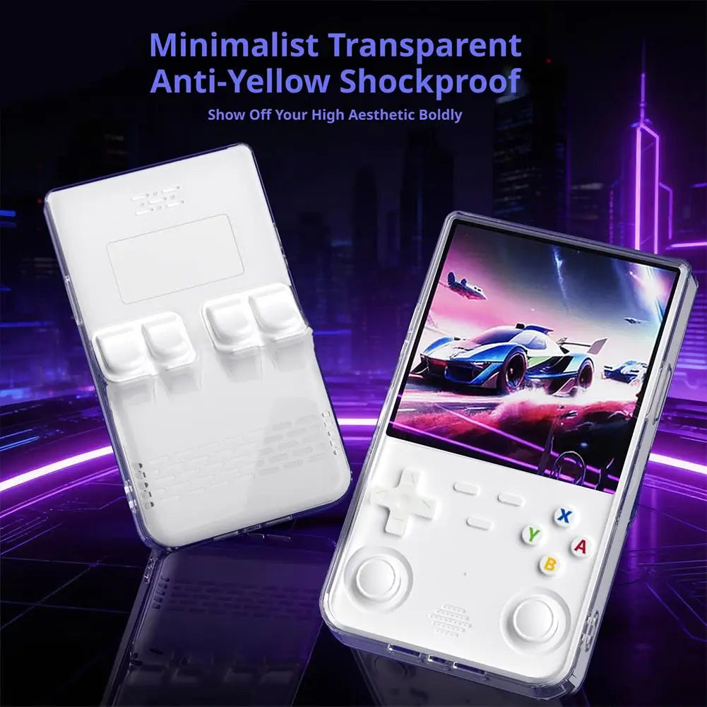 R36S Ultra Transparent Silicone Case – Shockproof & Scratch-Proof