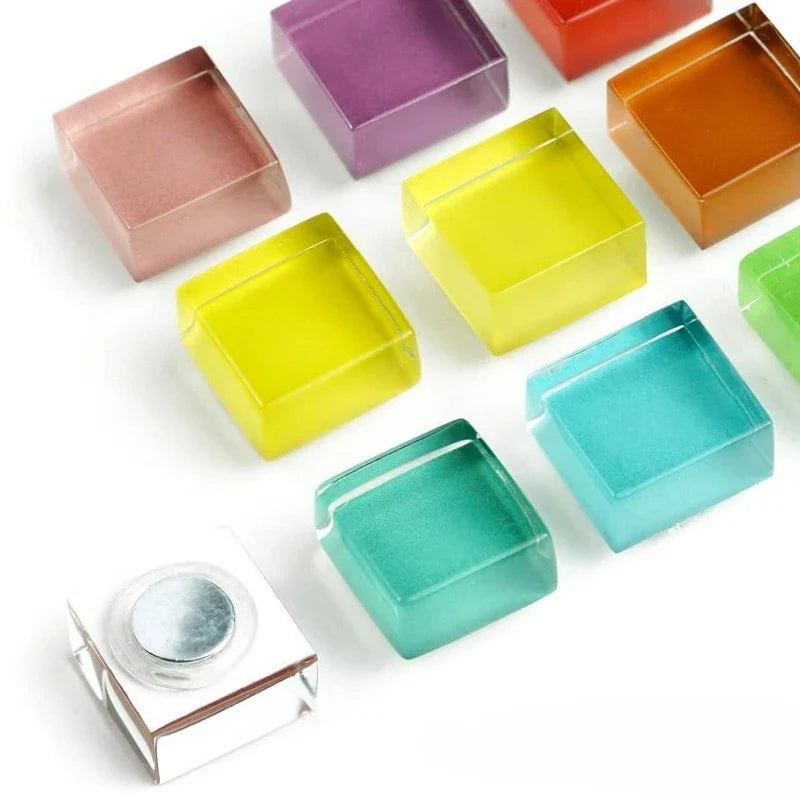 Colorful Fridge Magnets – Cute Decorative Designs 12/24 Pcs