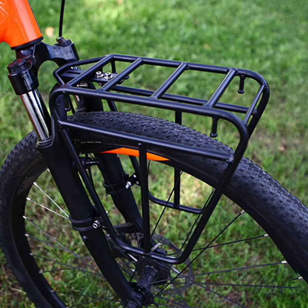 Mountain Bike Front Rack – 25kg Steel Cargo Carrier