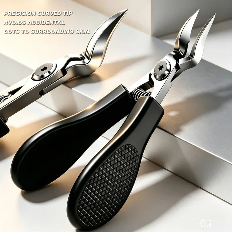 Stainless Steel Nail Clipper & Cuticle Nipper | Precision Blade