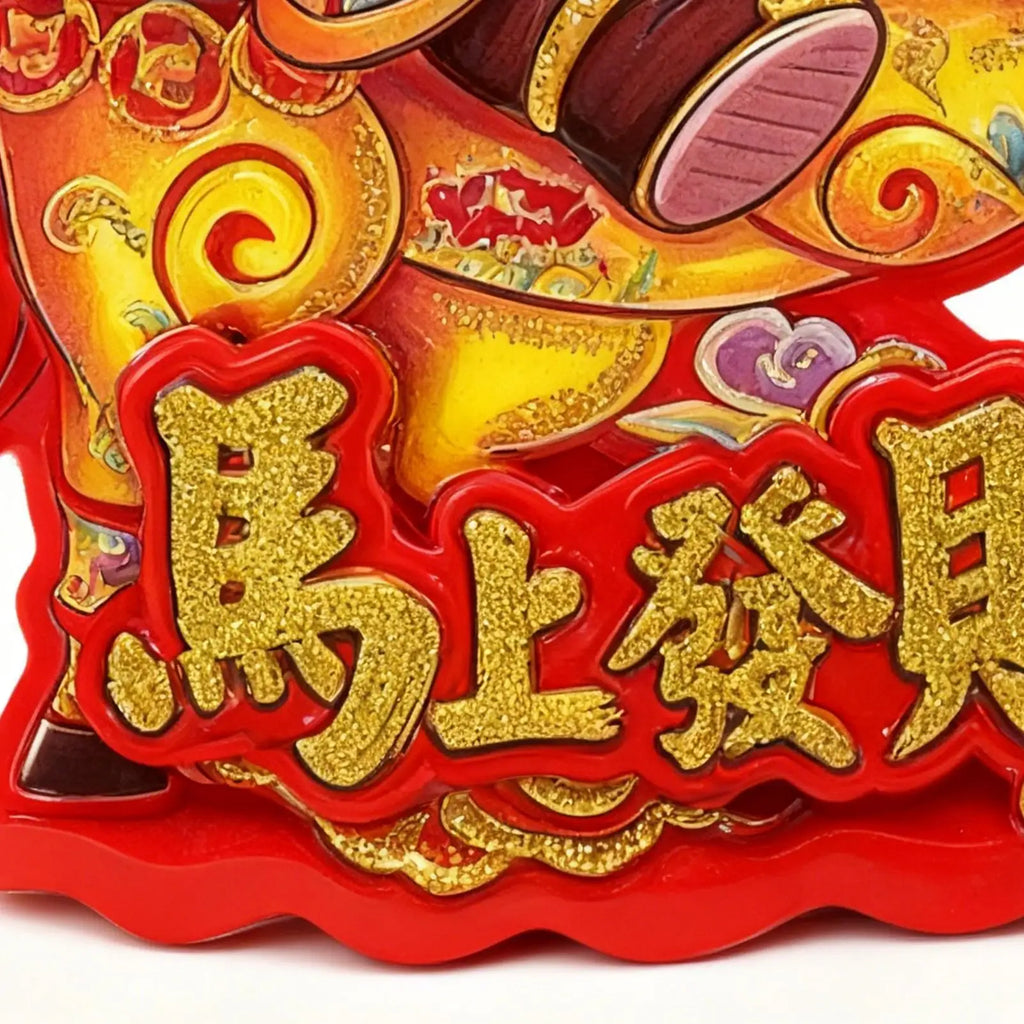 Chinese New Year Wealth God Stickers – Lunar New Year Decals