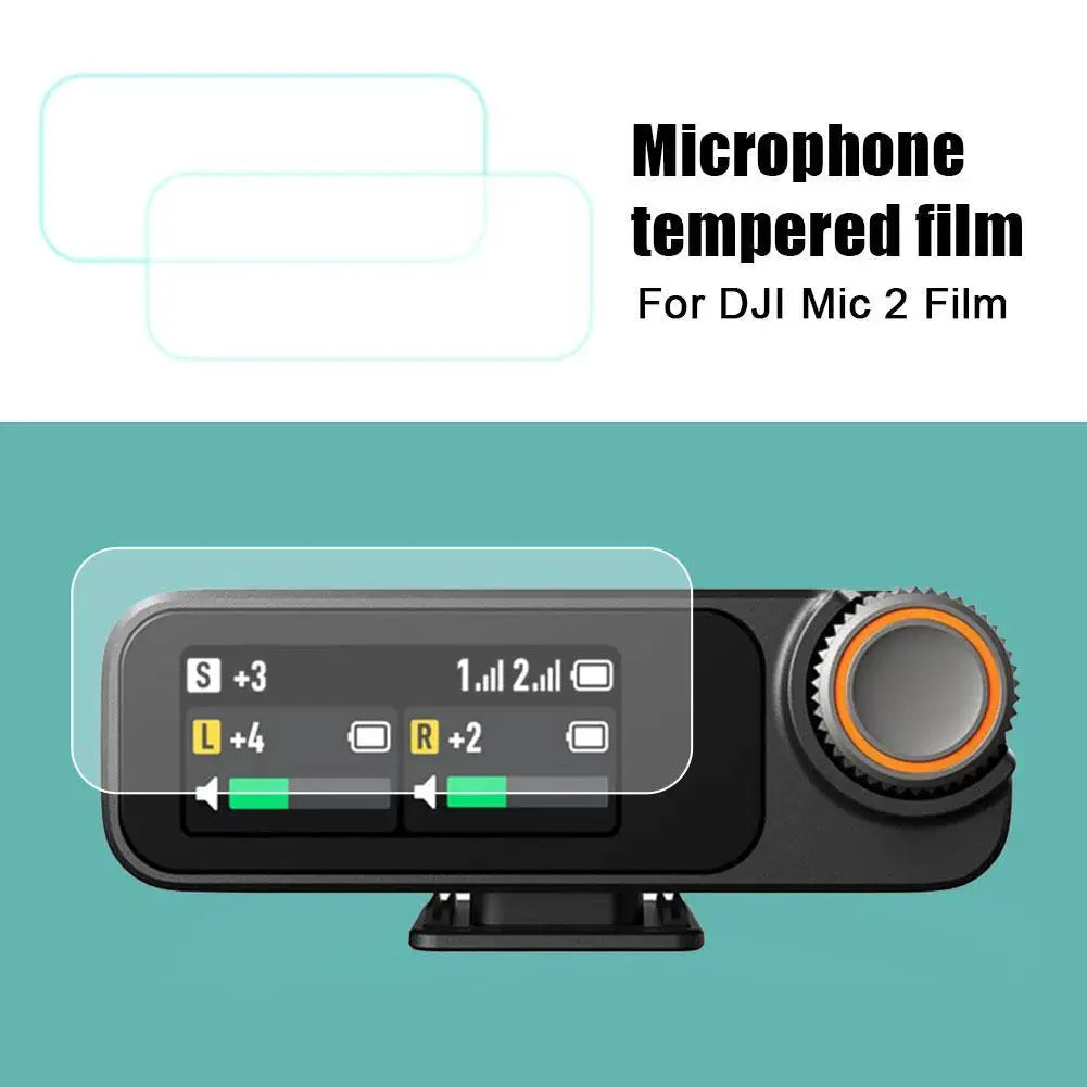 Tempered Glass Screen Protector for DJI Mic 2 | HD Clear