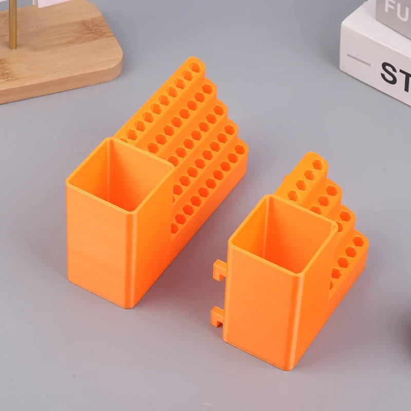 Drill Bit Organizer 20/50 Hole Screwdriver Bit Holder Stand