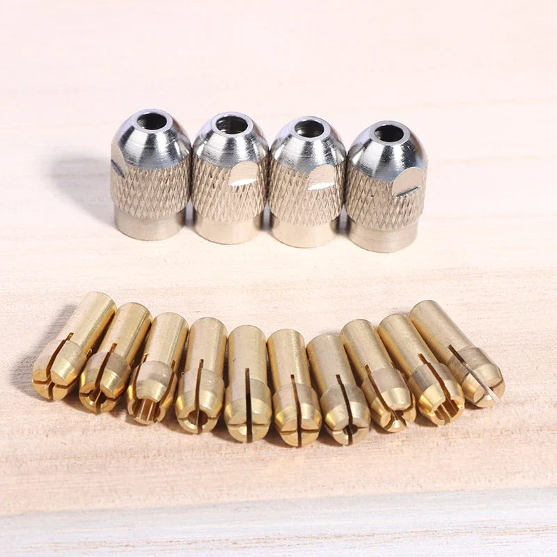 M8 M7 Nuts Drill Chucks Adapter Mini Chuck Micro Collet Brass Power
