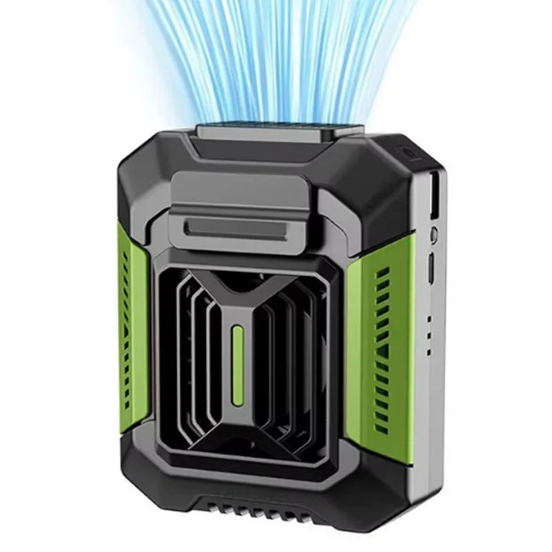 Portable USB Clip-On Belt Fan with LED Light | Travel & Outdoor
