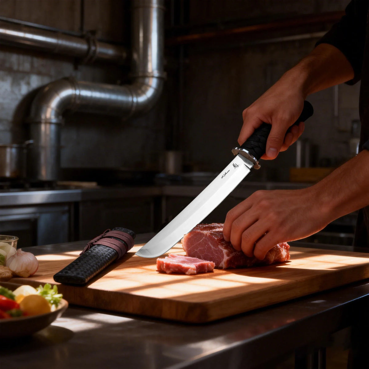 Professional Japanese Kitchen Knife – High-Hardness Steel Blade