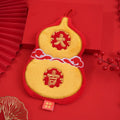 Gourd-Shaped Coral Fleece Hand Towel | Chinese New Year Kitchen