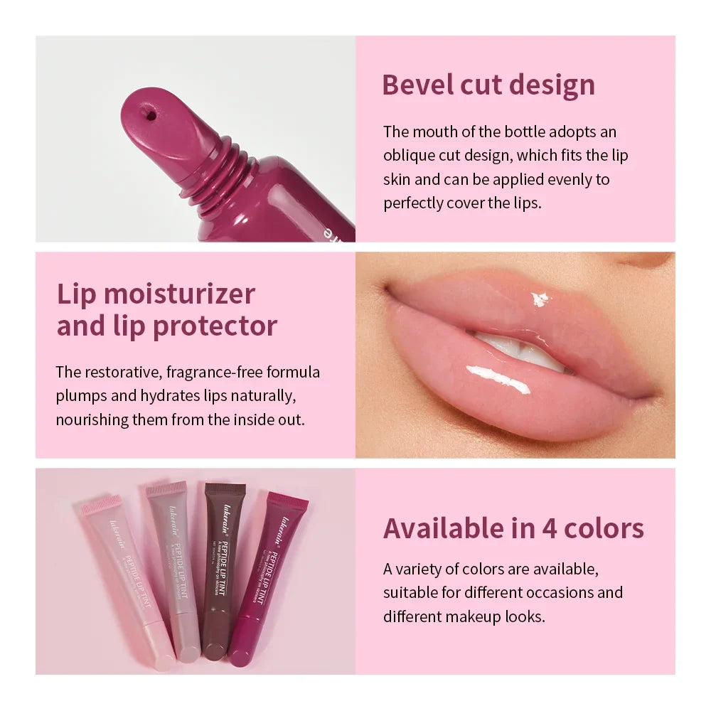 ibcccndc Peptide Lip Tint Gloss – 4 Shades, Long-Lasting
