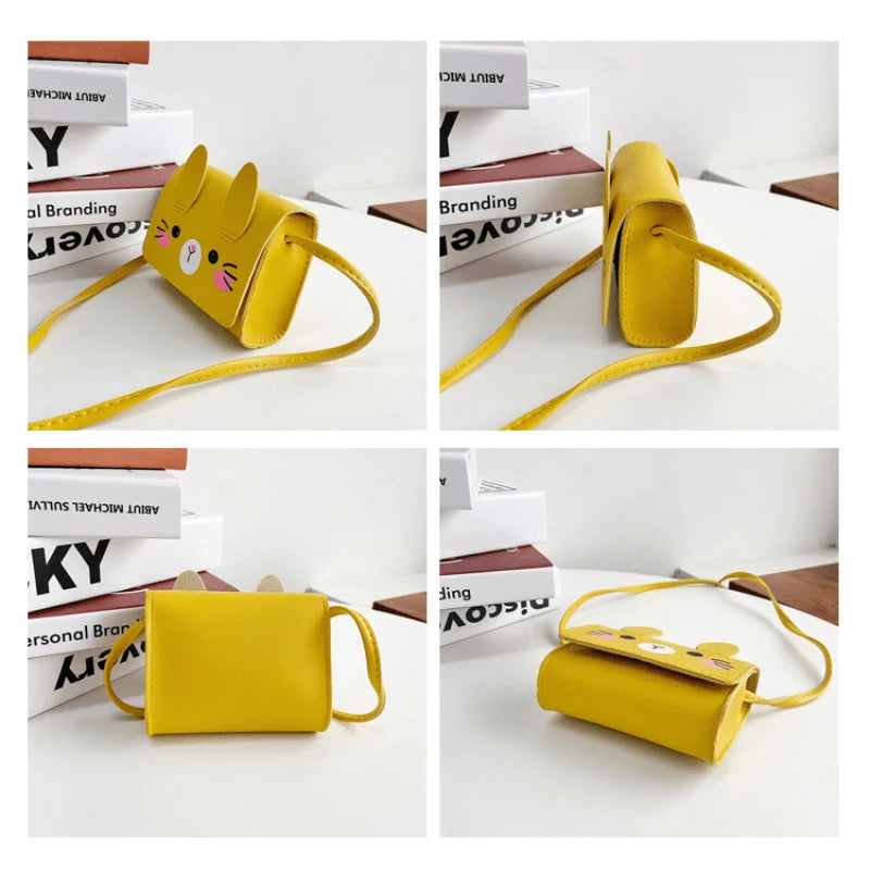Children's Mini Handbags Princess Baby Girls PU Leather Small