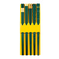 Premium Alloy Chopsticks Set – Non-Slip, Dishwasher Safe, 5 Pairs