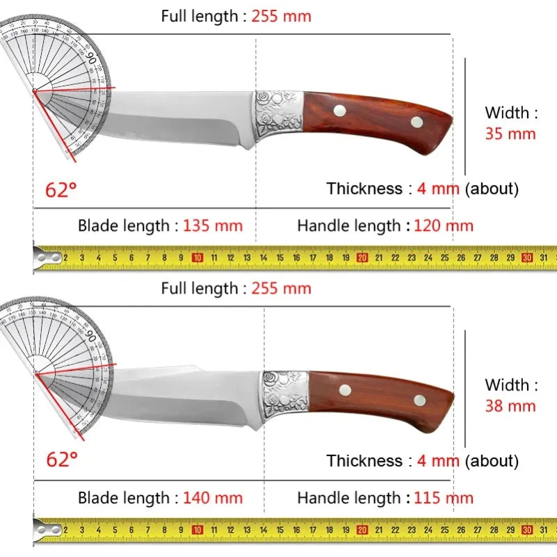InLeung Forged Boning Knife – Stainless Steel & Wood Handle