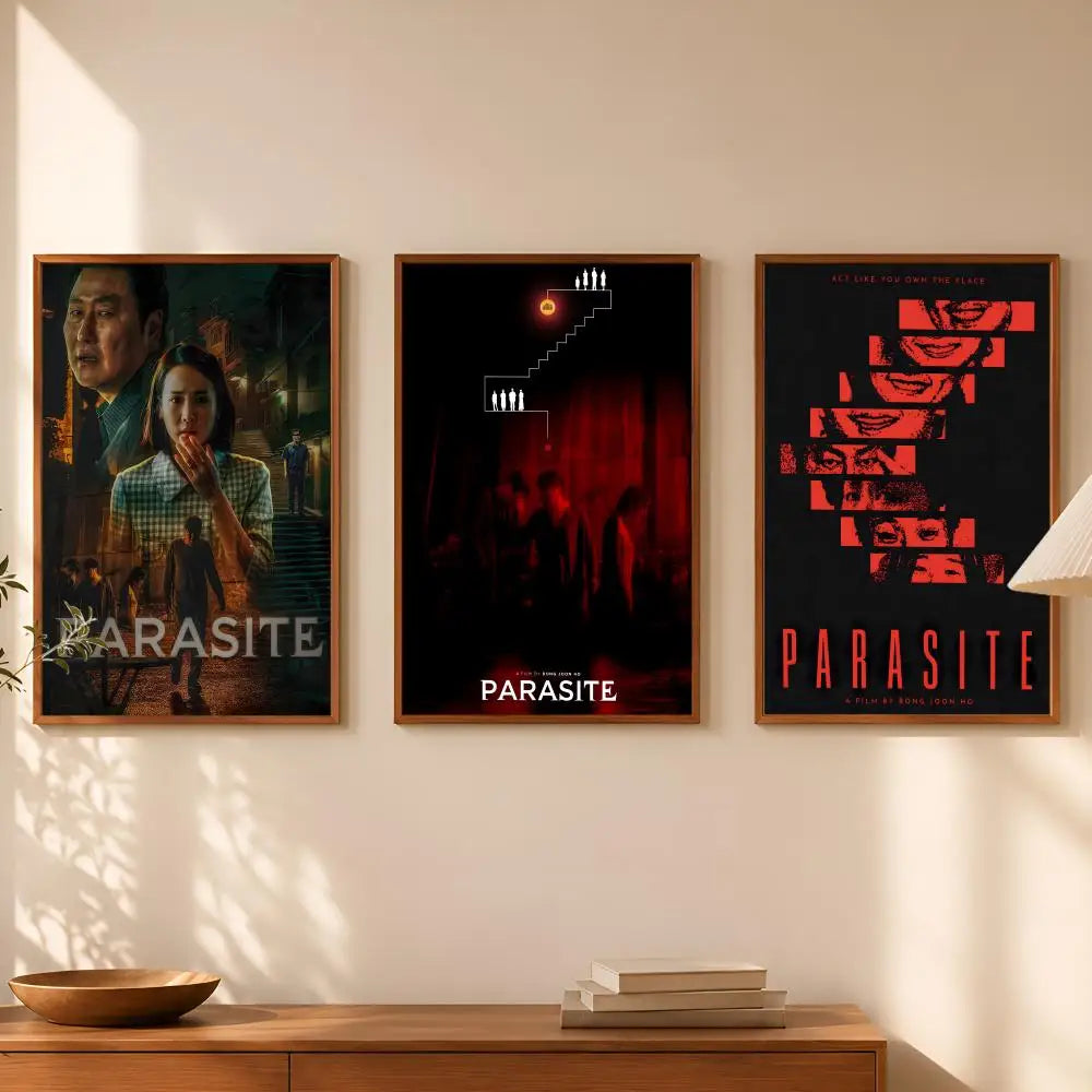 Parasite Movie Poster Self-Stick HD PVC Waterproof Wall Art