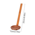 Wooden Ramen Spoons Japanese Long Handle Soup Serving Spoon Table