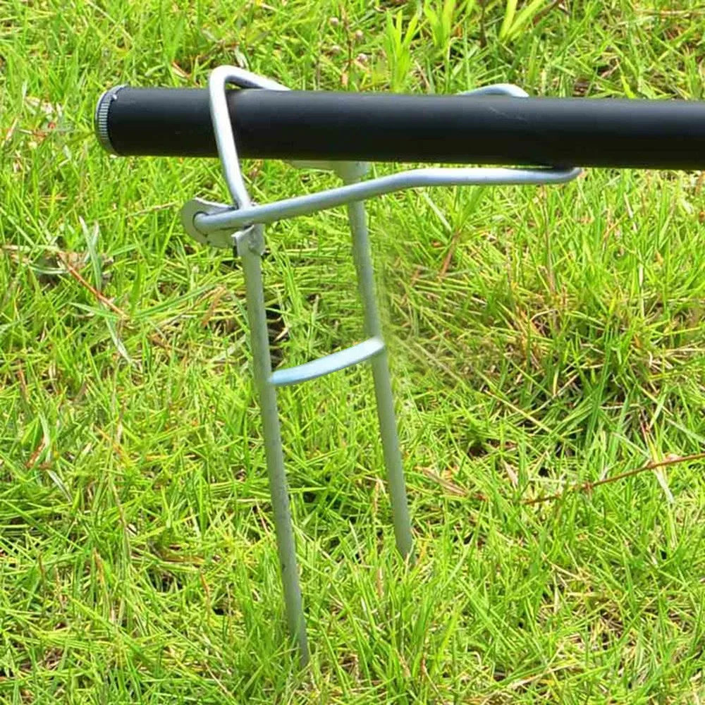 Adjustable Metal Fishing Rod Pole Stand & Bracket Holder