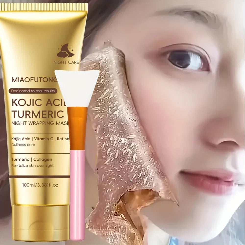 Kojic Acid Turmeric Overnight Peel Off Mask – Brightening & Firm